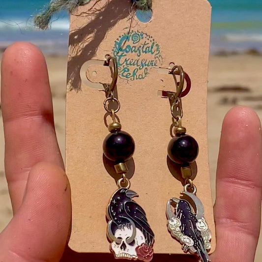 “Crow Magic” - limited edition earrings