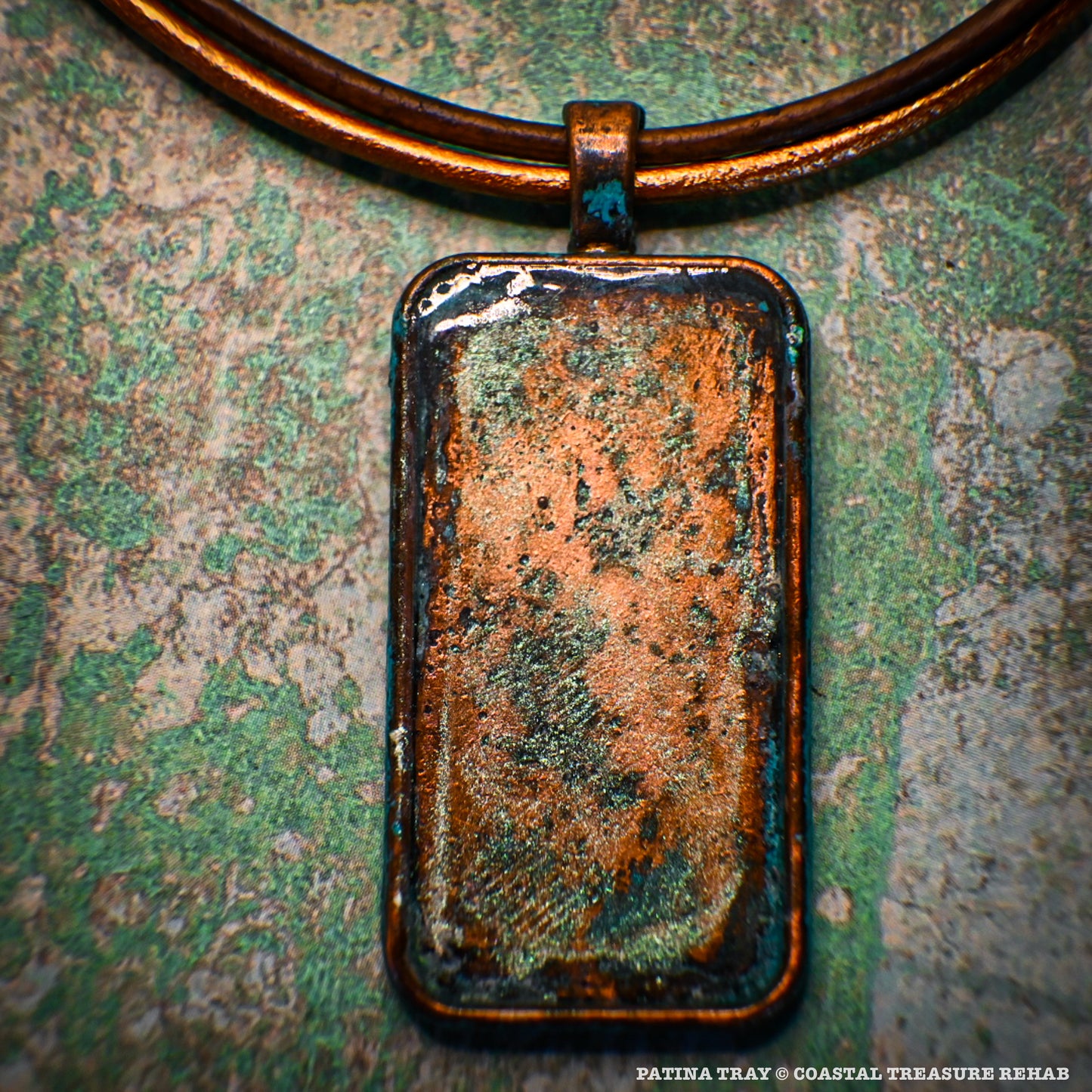 PATINA TRAY PENDANT: SUNSET