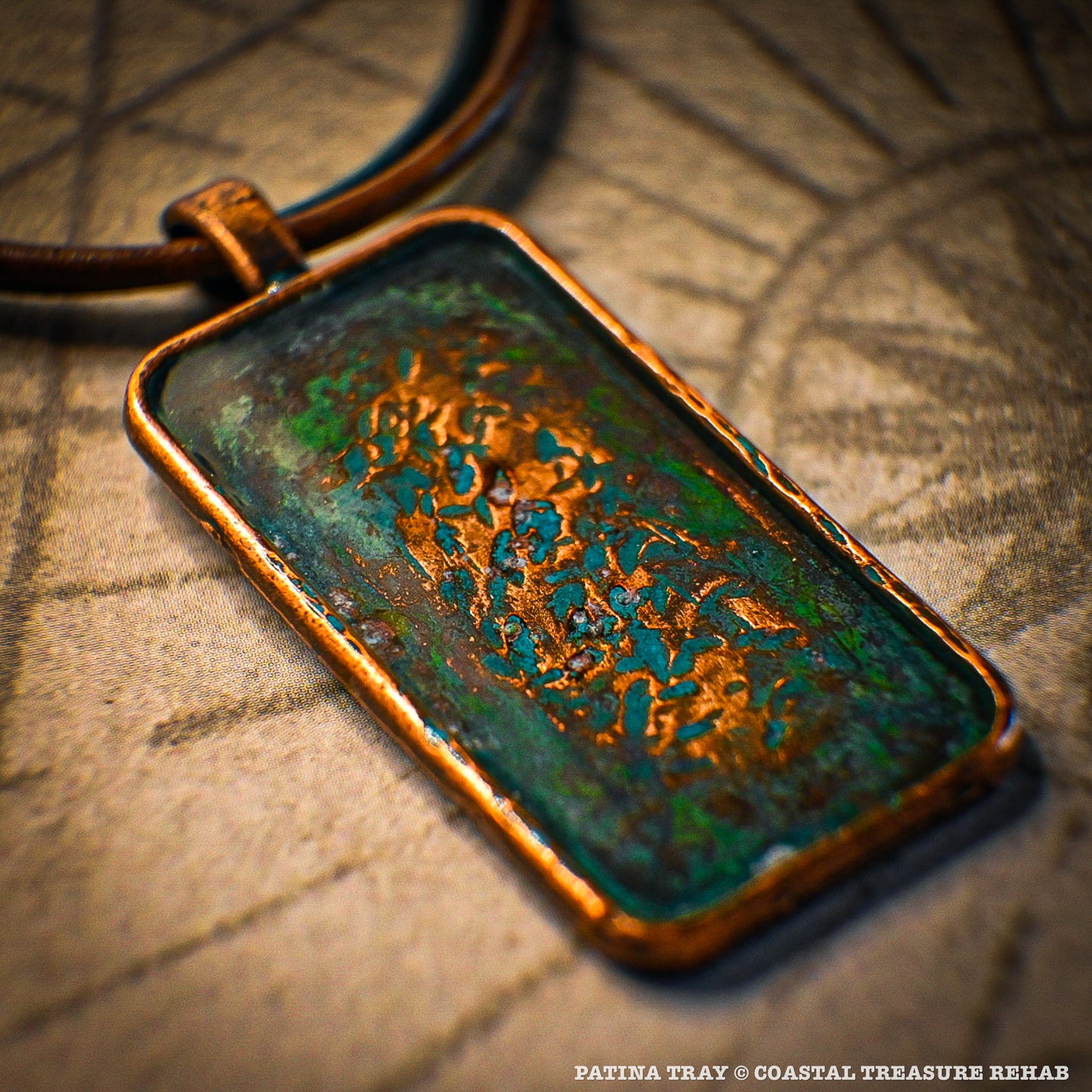 PATINA TRAY NECKLACE: "FOREST"