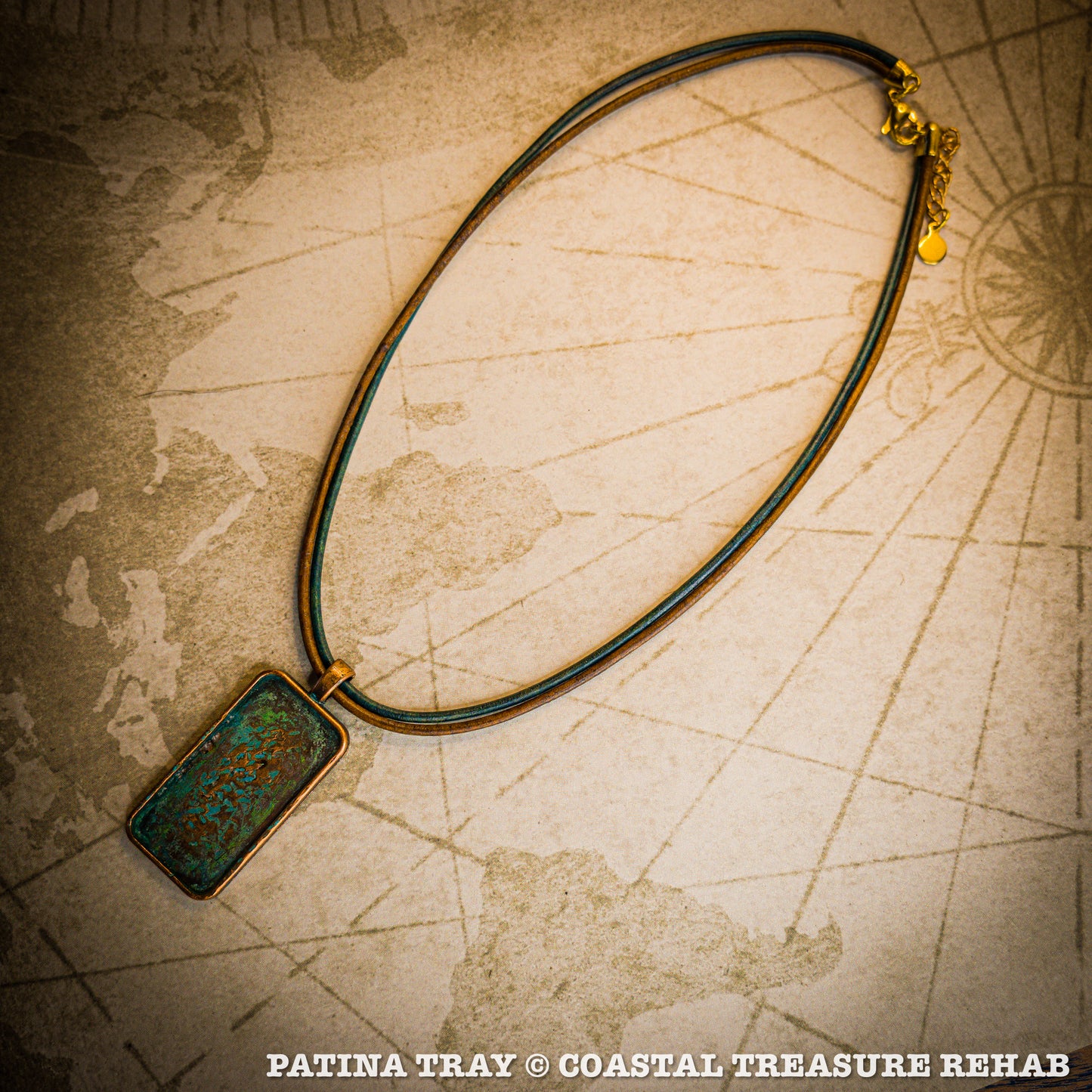 PATINA TRAY NECKLACE: "FOREST"